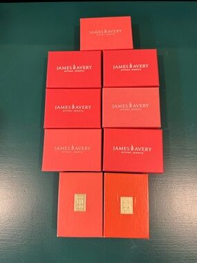 9 Empty James Avery Boxes